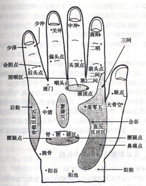 手部穴位图(手背穴位图高清详解)